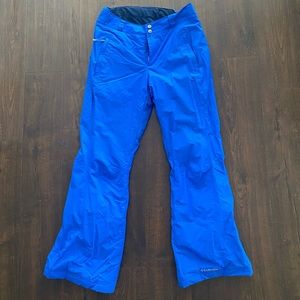 Columbia Women’s Blue Adjustable Snow Pants Size: M